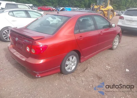 2006 Toyota Corolla S из США, поврежденный, VIN 2T1BR32E56C708185